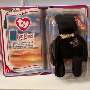 Vintage 1999 McDonald’s beanie baby The End